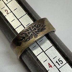 BSD Sterling Silver Cross Toe Ring. Size 3